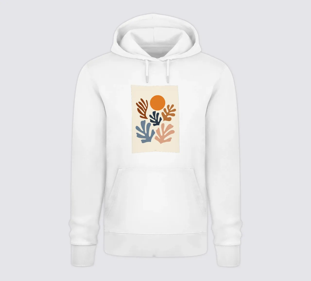 piante e sole felpa con cappuccio da sazkia art