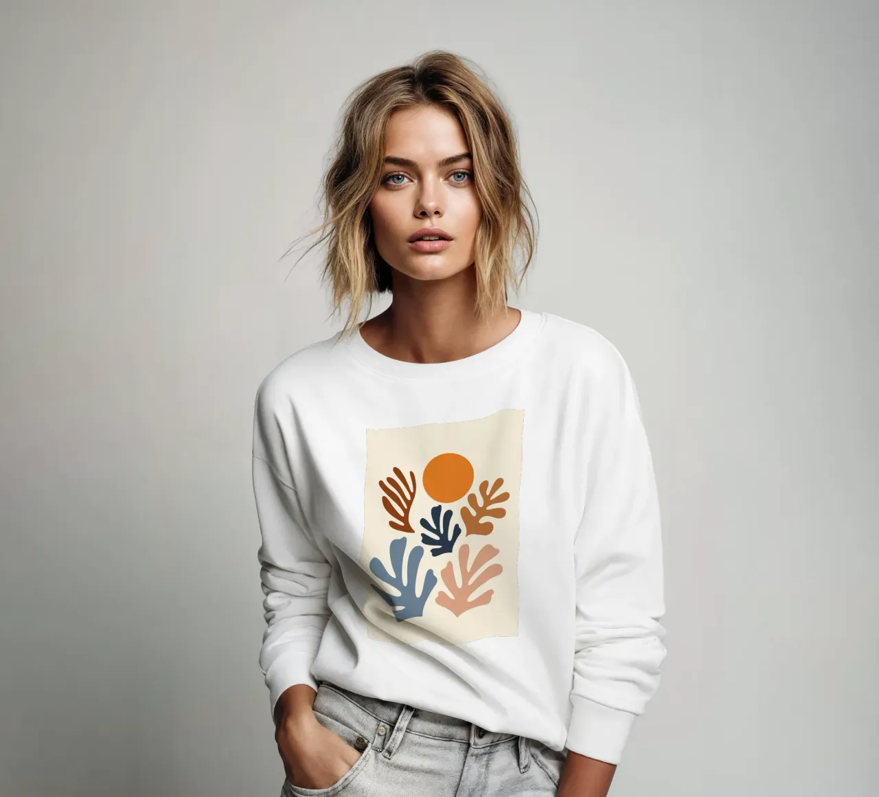 piante e sole felpa da sazkia art