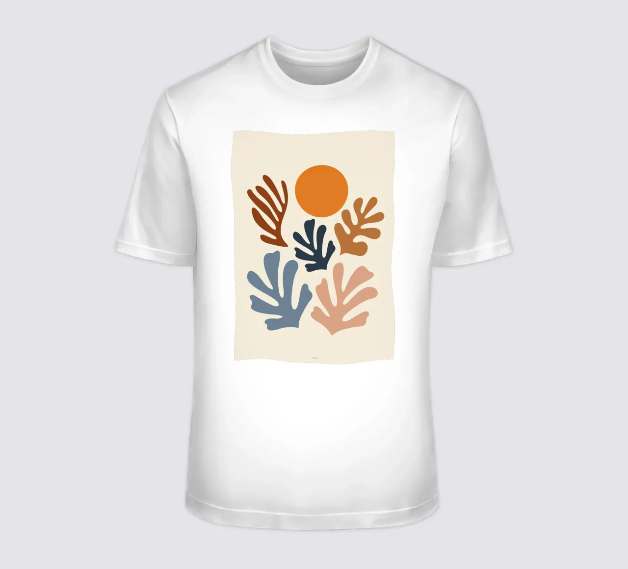 piante e sole t-shirt da sazkia art