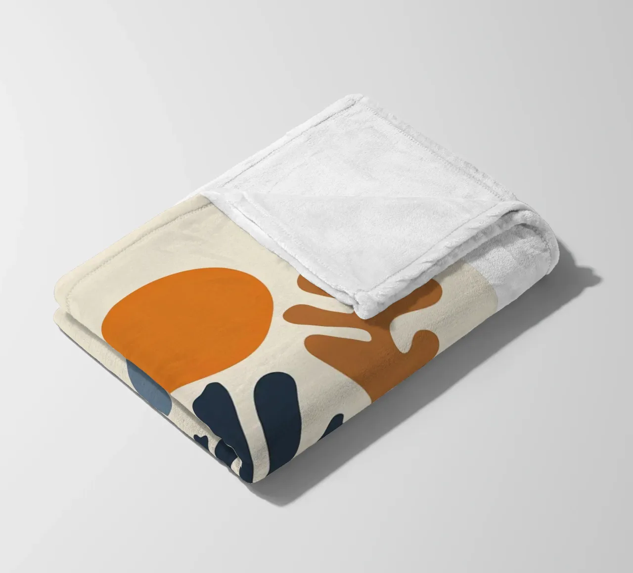 piante e sole coperta in pile da sazkia art