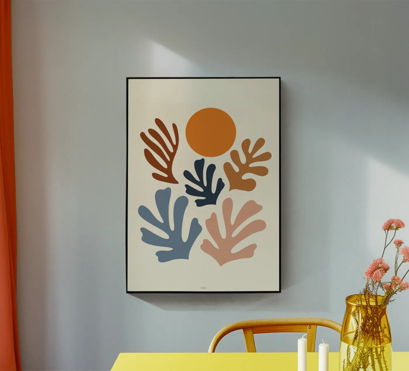 plants and sun Acryl-Glas von sazkia art