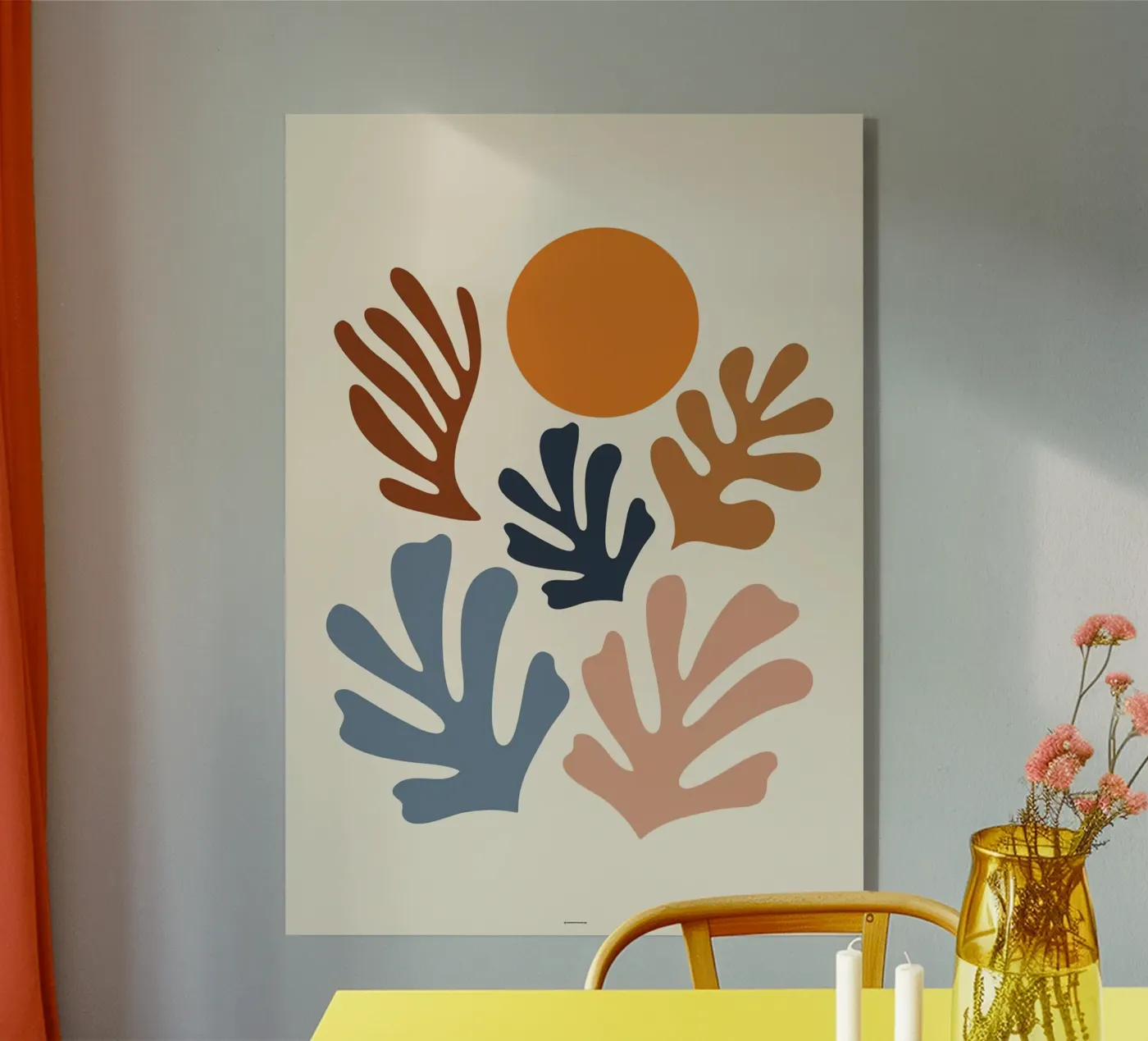 plants and sun Acryl-Glas von sazkia art