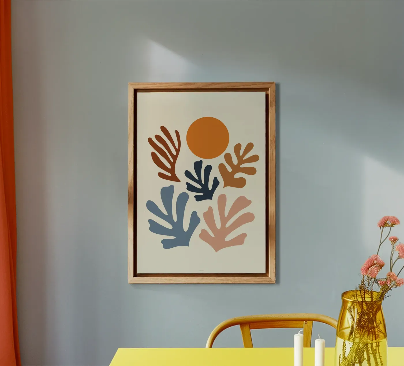 piante e sole alluminio dibond da sazkia art