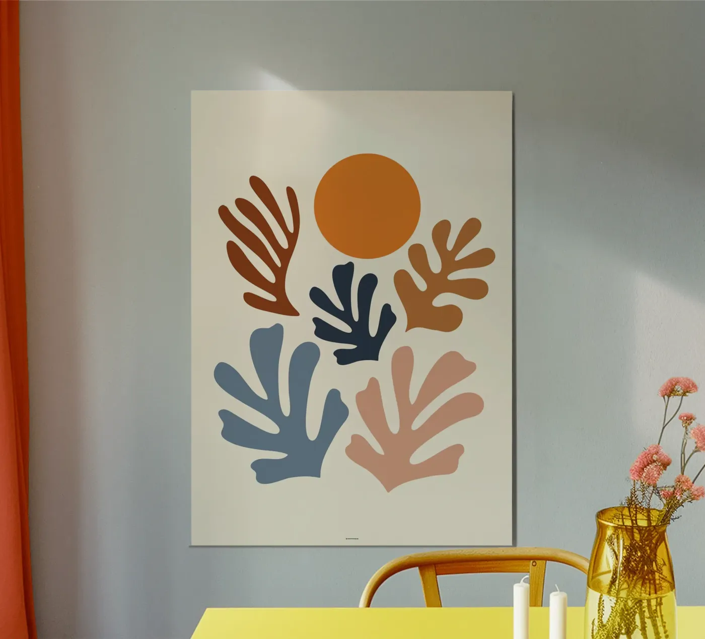 piante e sole alluminio dibond da sazkia art