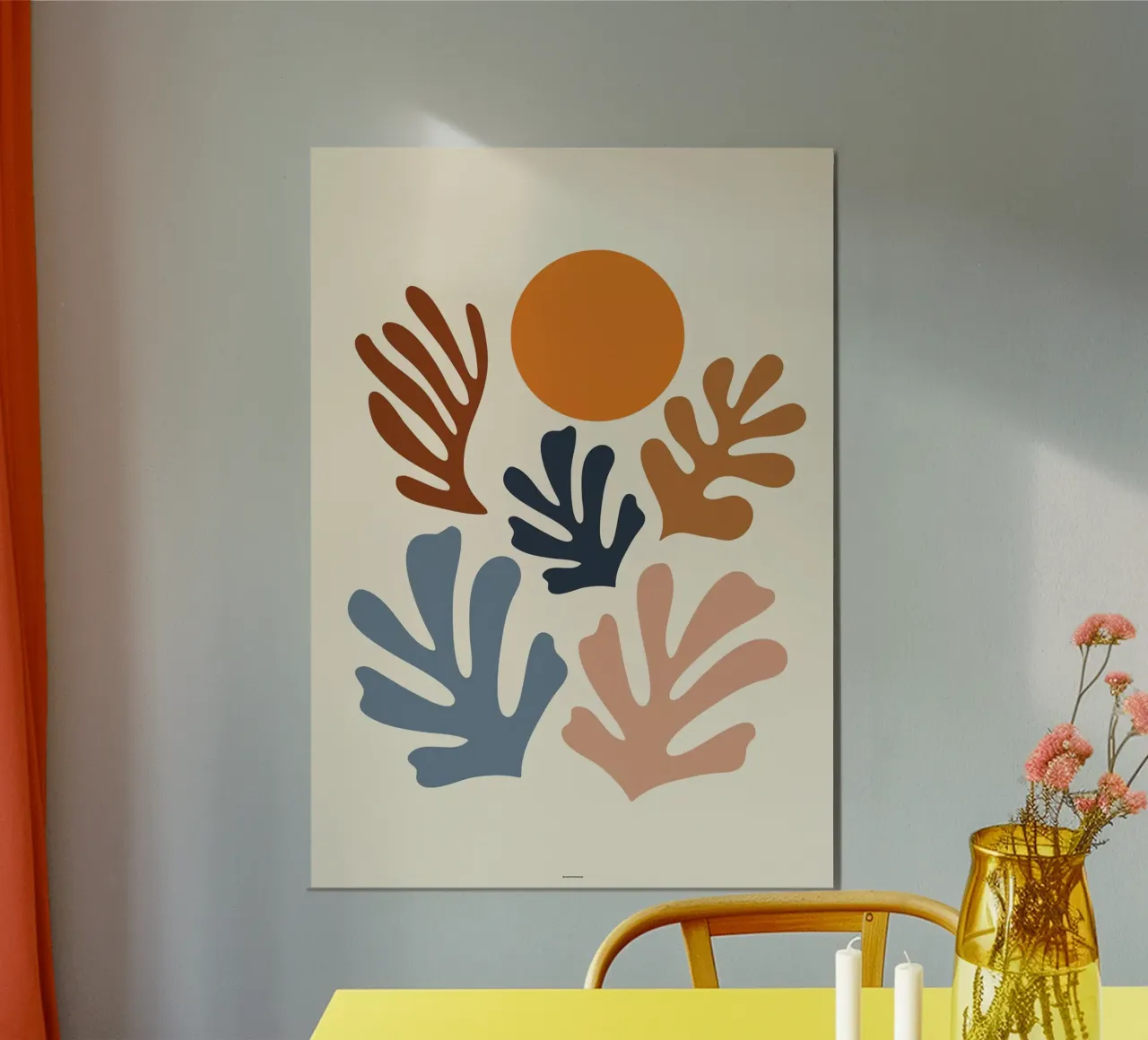 piante e sole poster da sazkia art