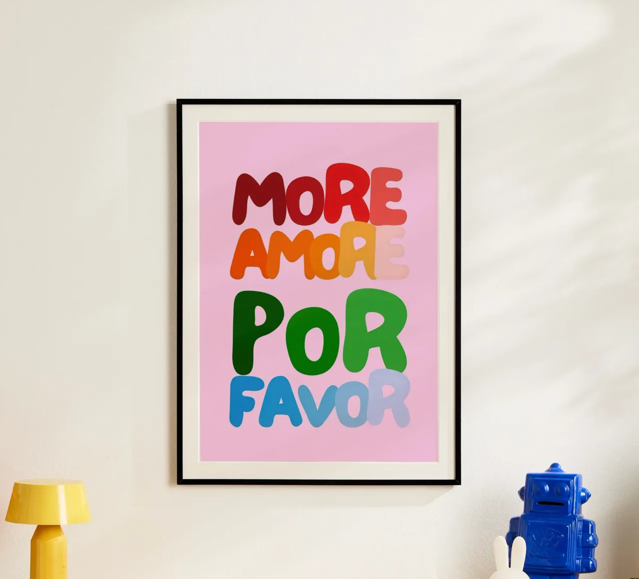 More Amore Por Favor (Pink) poster da Attaboy Dsgn