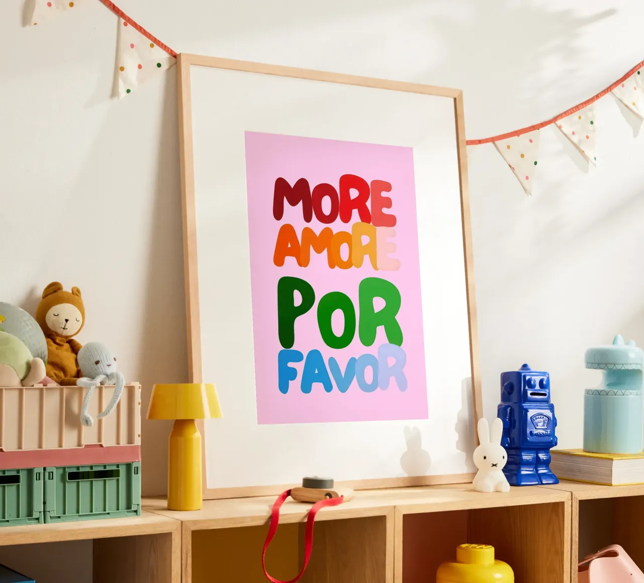More Amore Por Favor (Pink) poster da Attaboy Dsgn