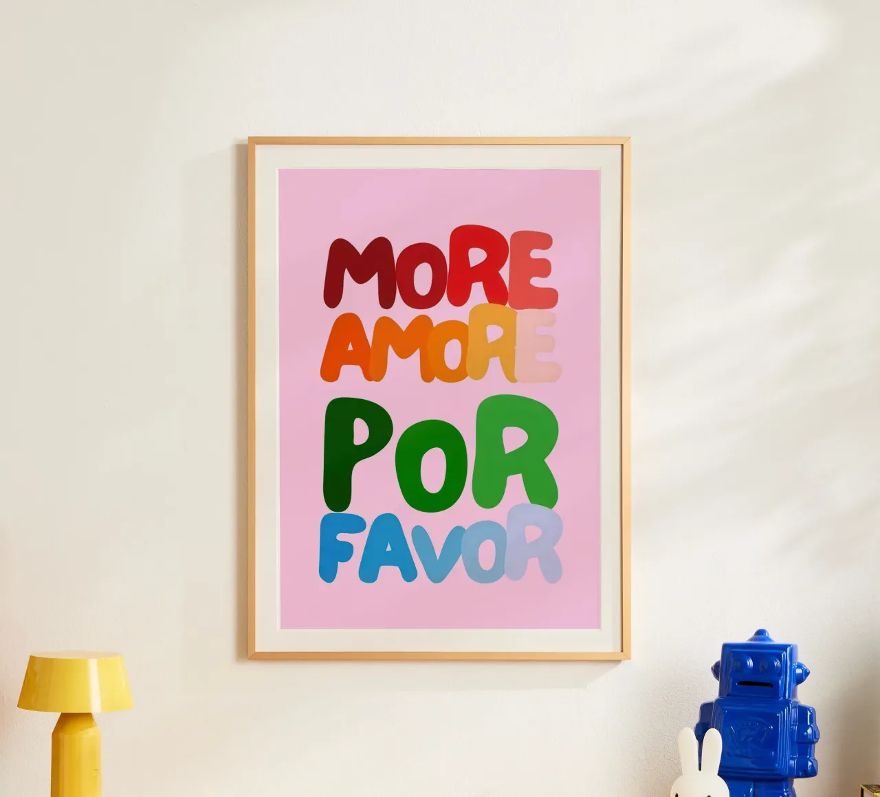 More Amore Por Favor (Pink) poster da Attaboy Dsgn
