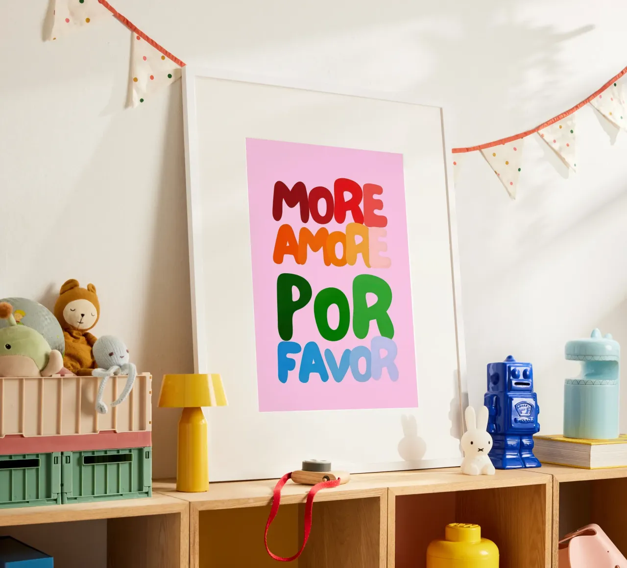 More Amore Por Favor (Pink) poster da Attaboy Dsgn
