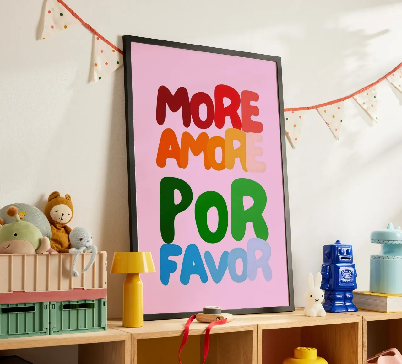 More Amore Por Favor (Pink) poster da Attaboy Dsgn