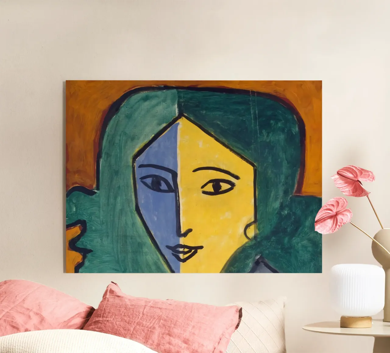 donna a due facce plexiglass da sazkia art