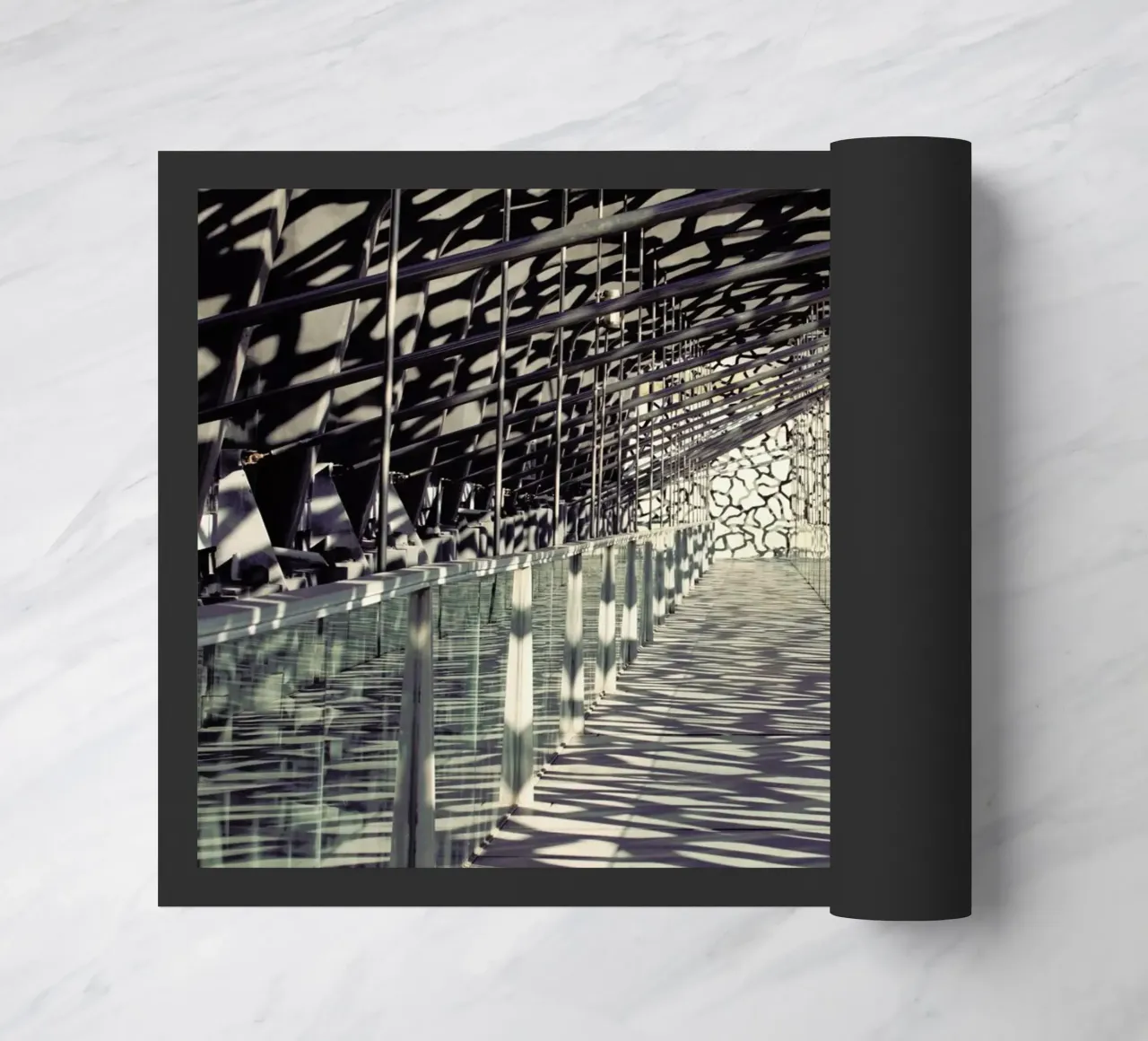 Mucem doormat by Michael Belhadi