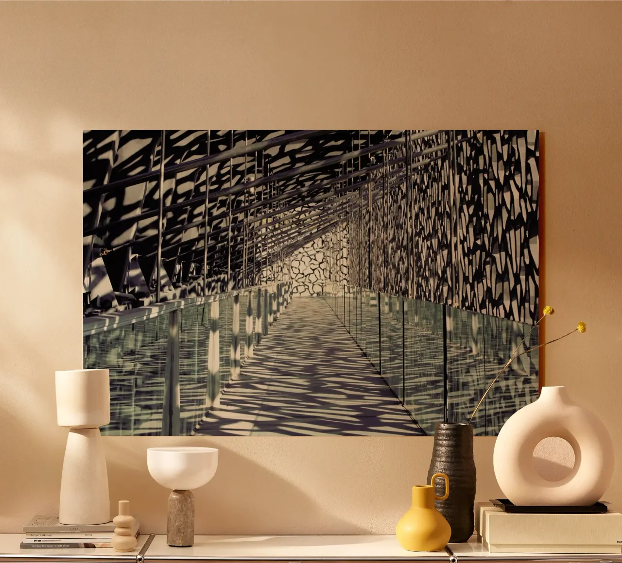 Mucem acrylic glass by Michael Belhadi