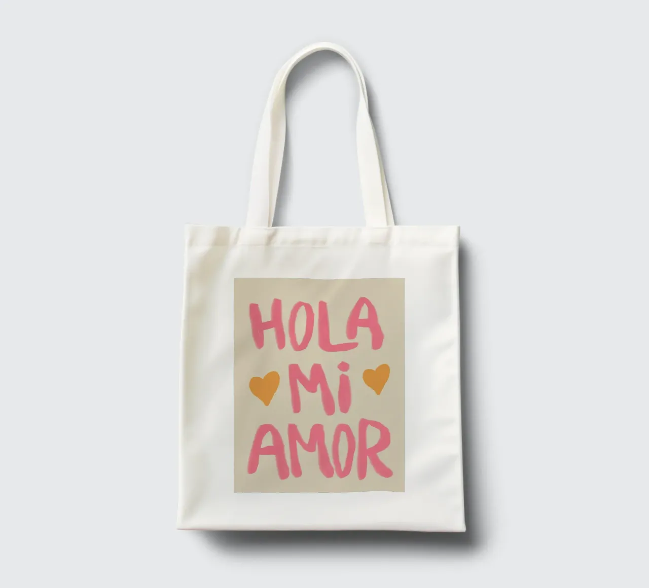 Hola Mi Amor tote bag by Attaboy Dsgn