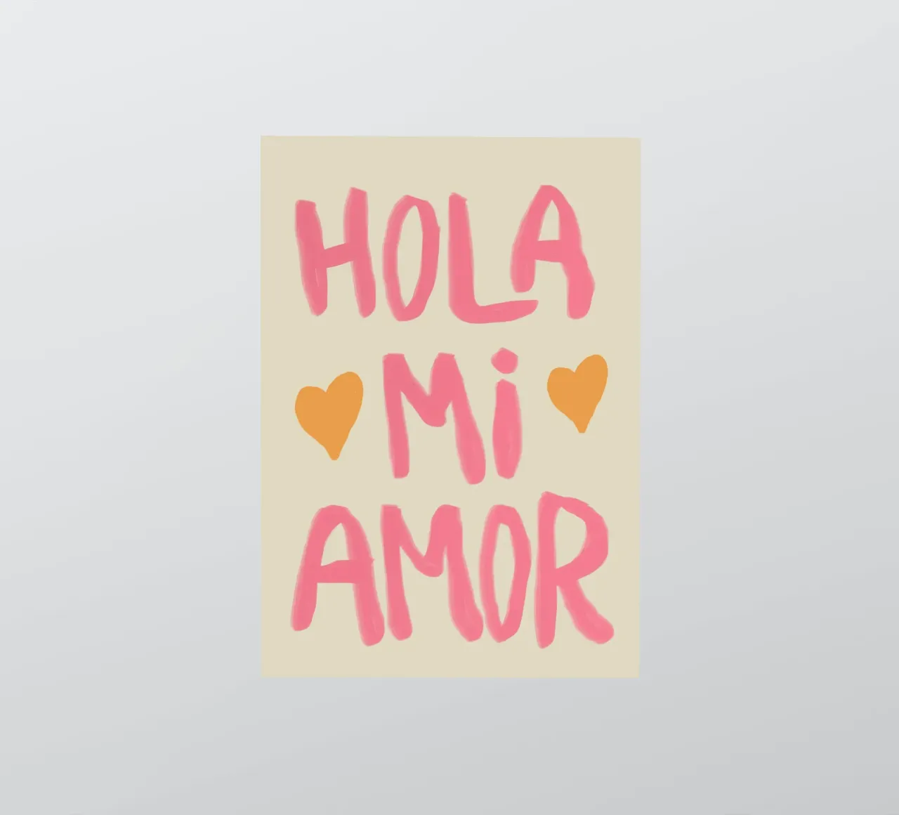 Hola Mi Amor sticker by Attaboy Dsgn