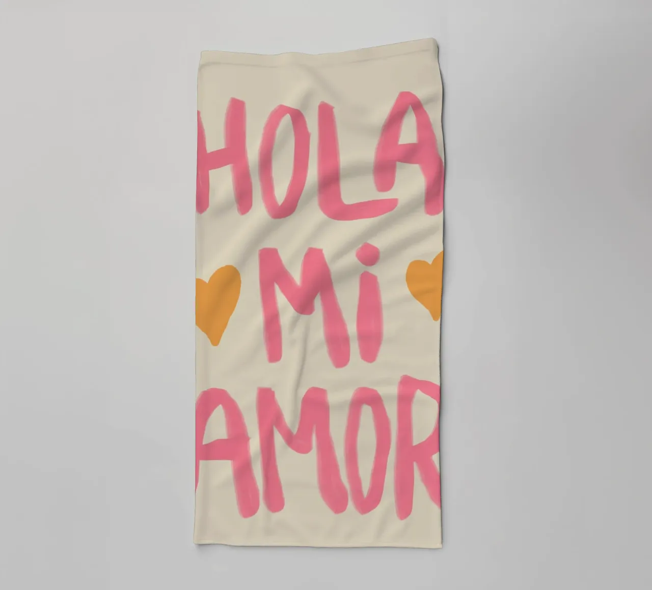 Hola Mi Amor asciugamano da bagno da Attaboy Dsgn