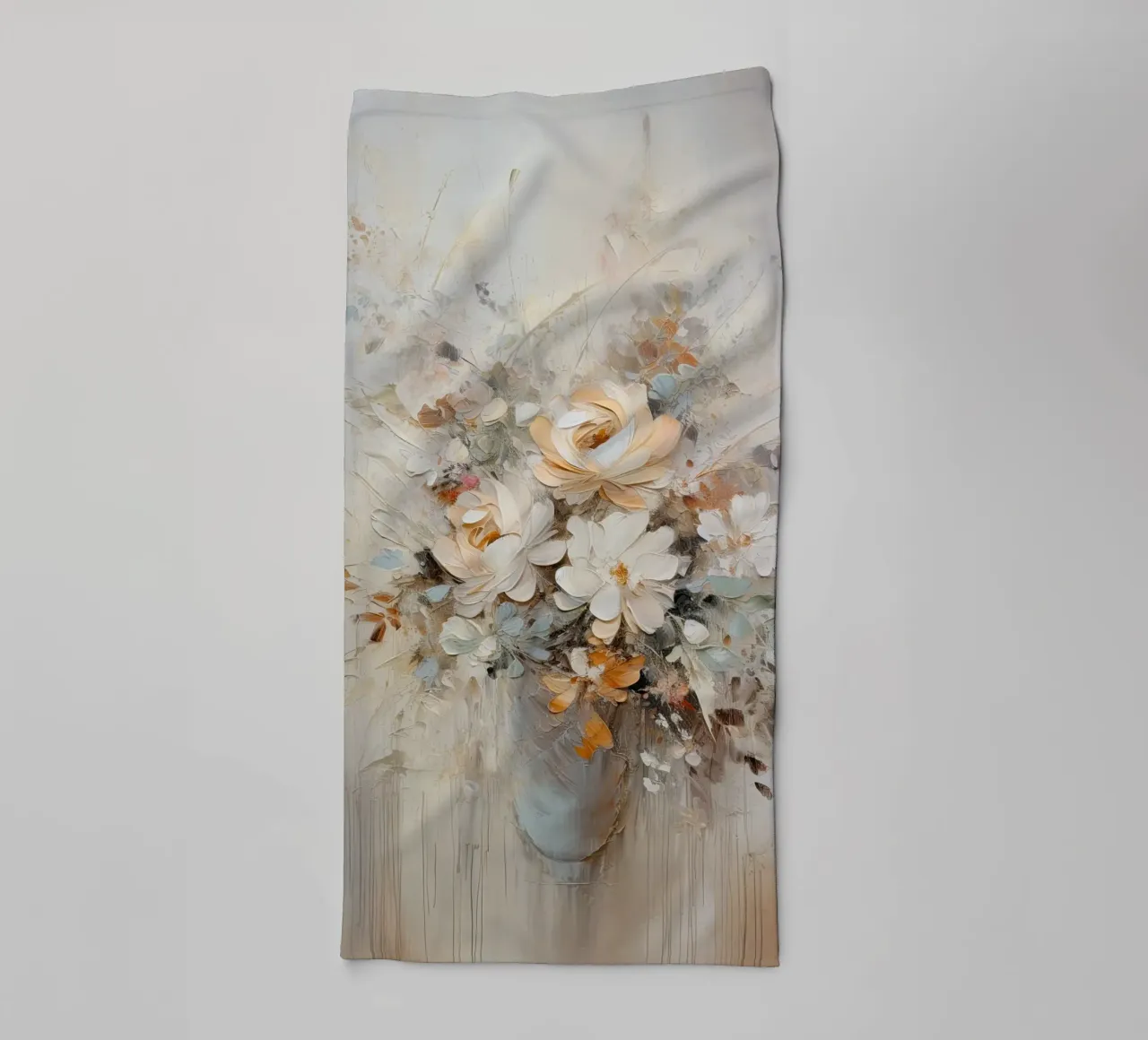Natura morta di fiori asciugamano da bagno da Imagine
