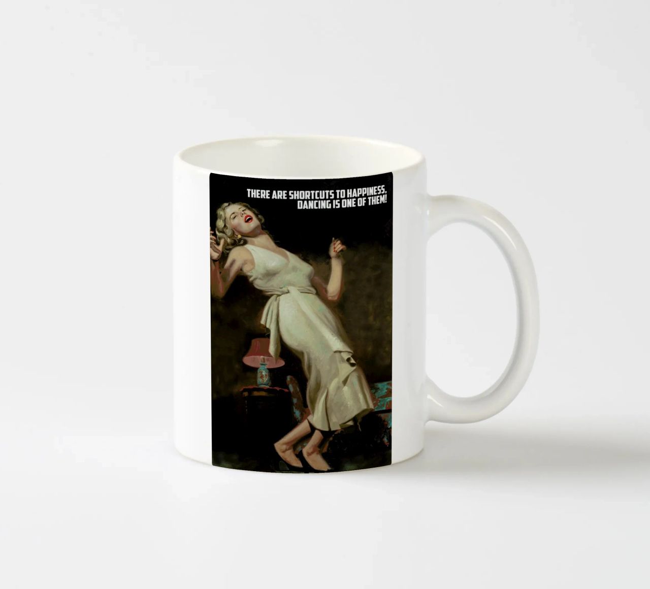 There Are Shortcuts tazza in ceramica da Gallery Print and Art Limited