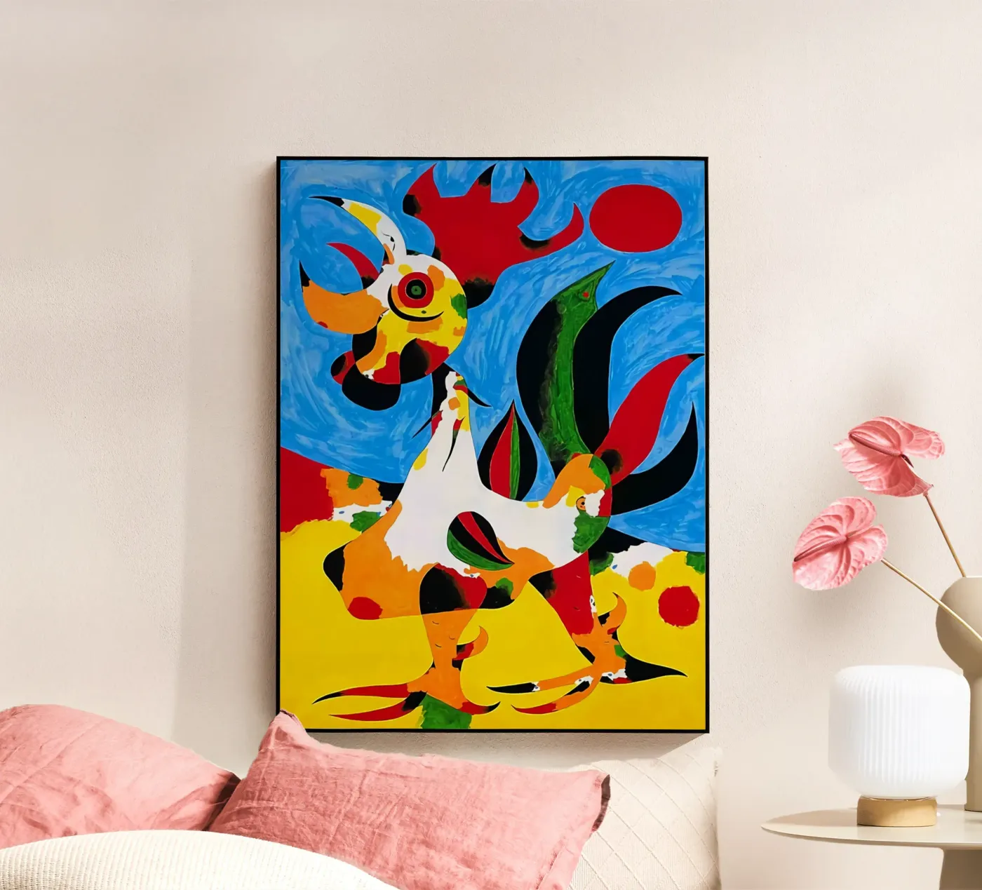 Joan Miró Chiken plexiglass da The Bakulans