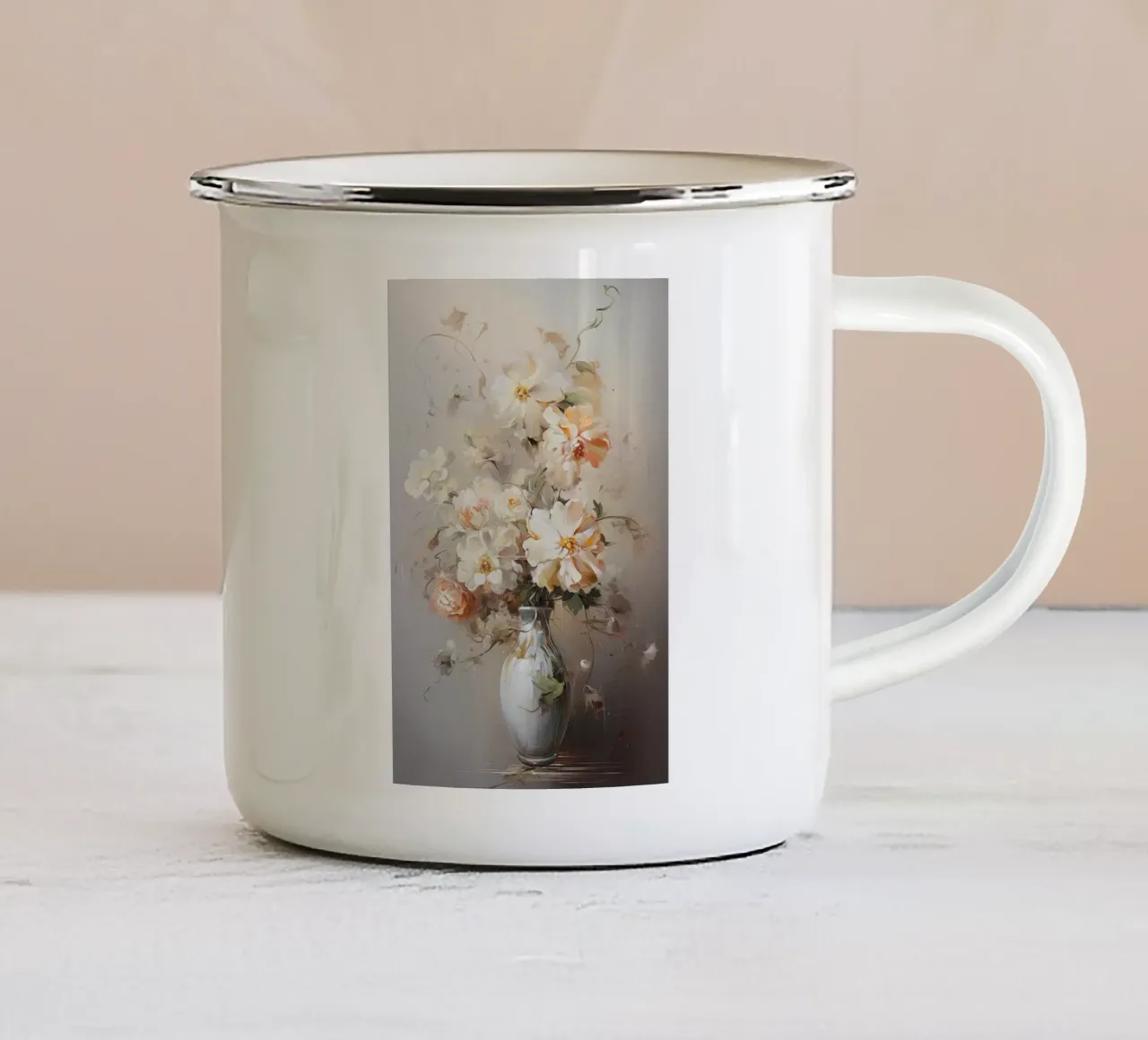 Arte da parete di Imagine tazza in smalto da Imagine
