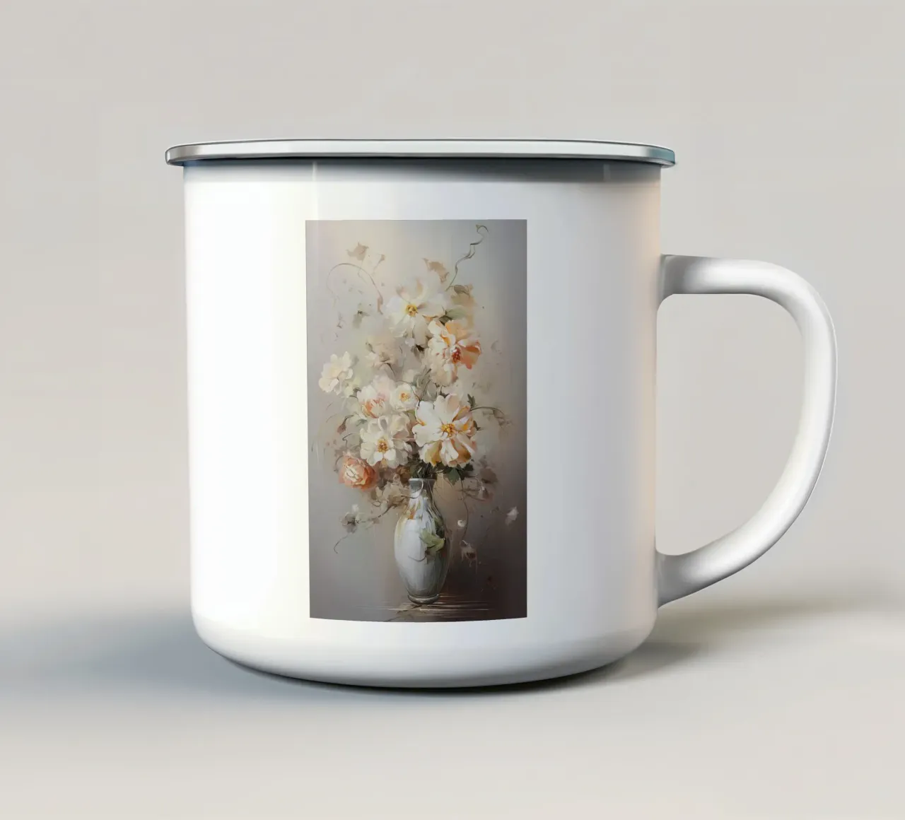 Arte da parete di Imagine tazza in smalto da Imagine