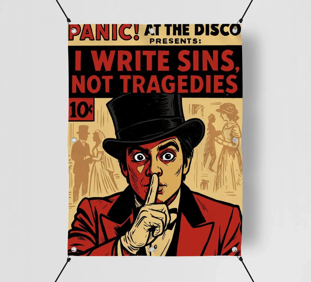 Panic! At The Disco I Write Sins Not Tragedies telo in pvc da lucasmeier