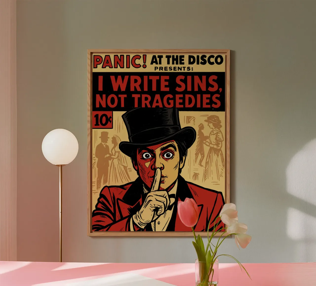 Panic! At The Disco I Write Sins Not Tragedies alluminio dibond da lucasmeier