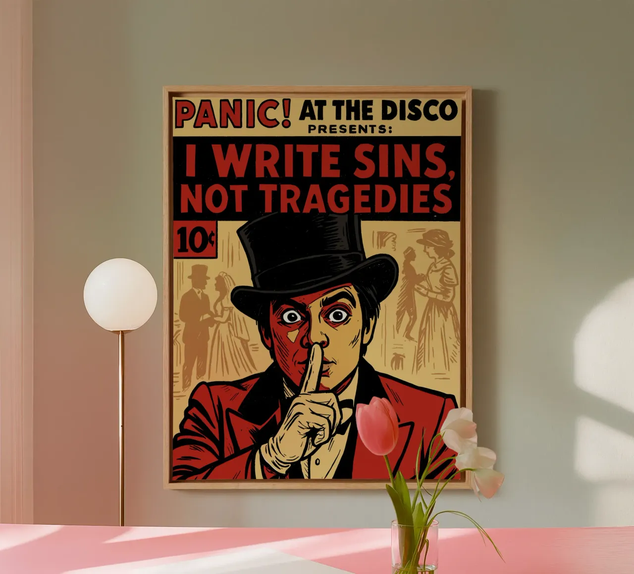 Panic! At The Disco I Write Sins Not Tragedies tela da lucasmeier