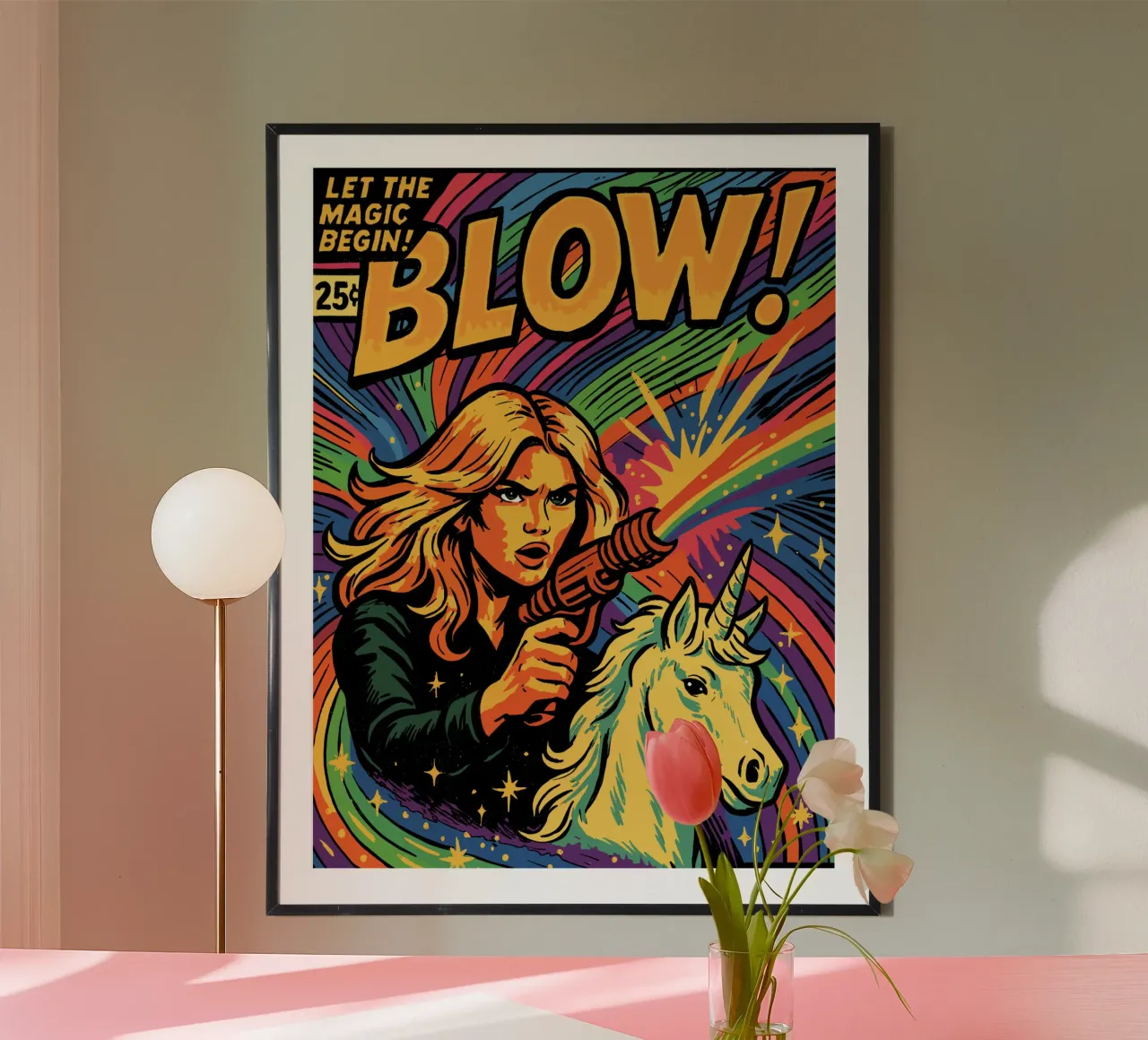 Kesha BLOW poster with aluminum frame by lucasmeier