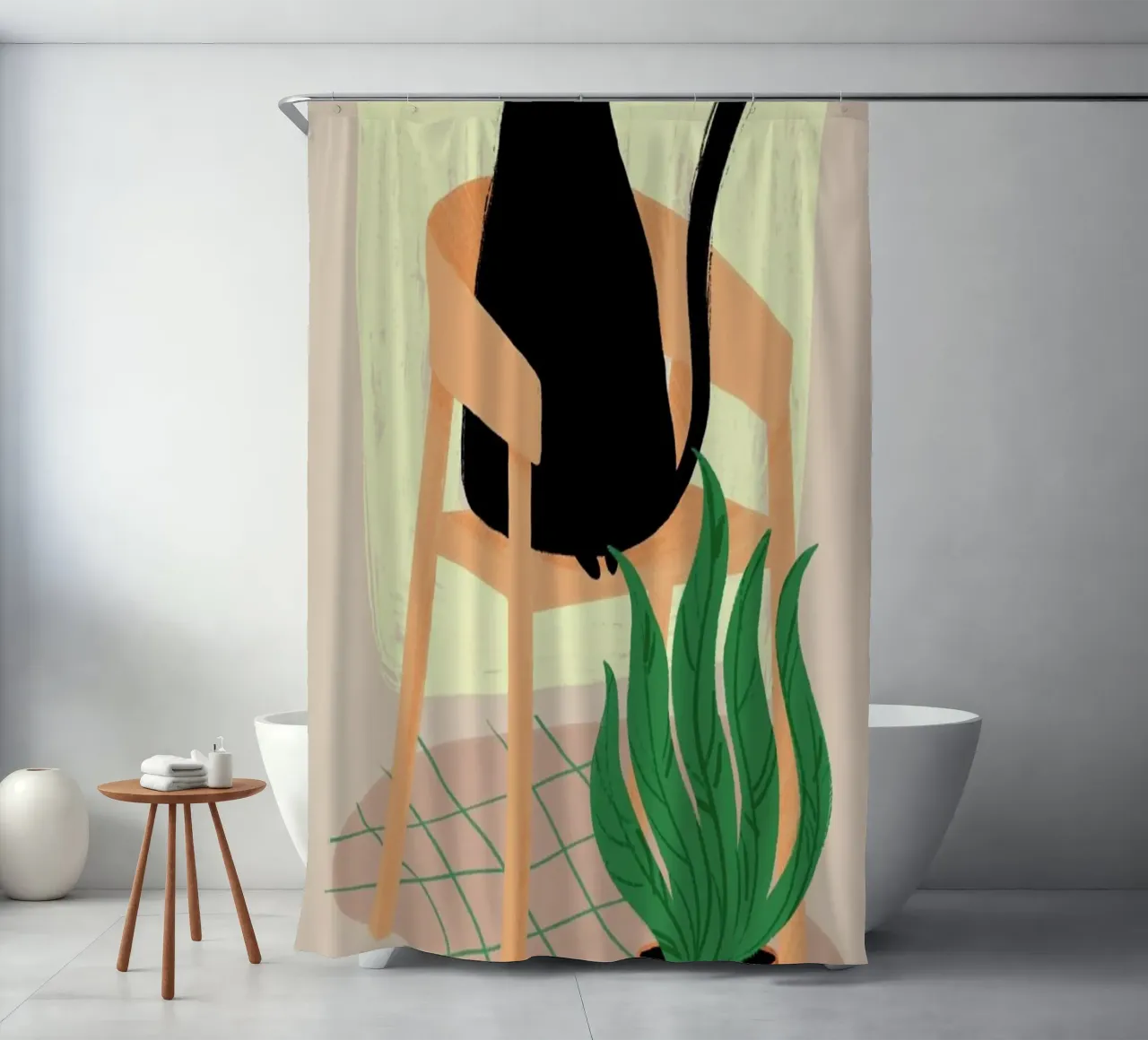 So fur so good shower curtain by Pure