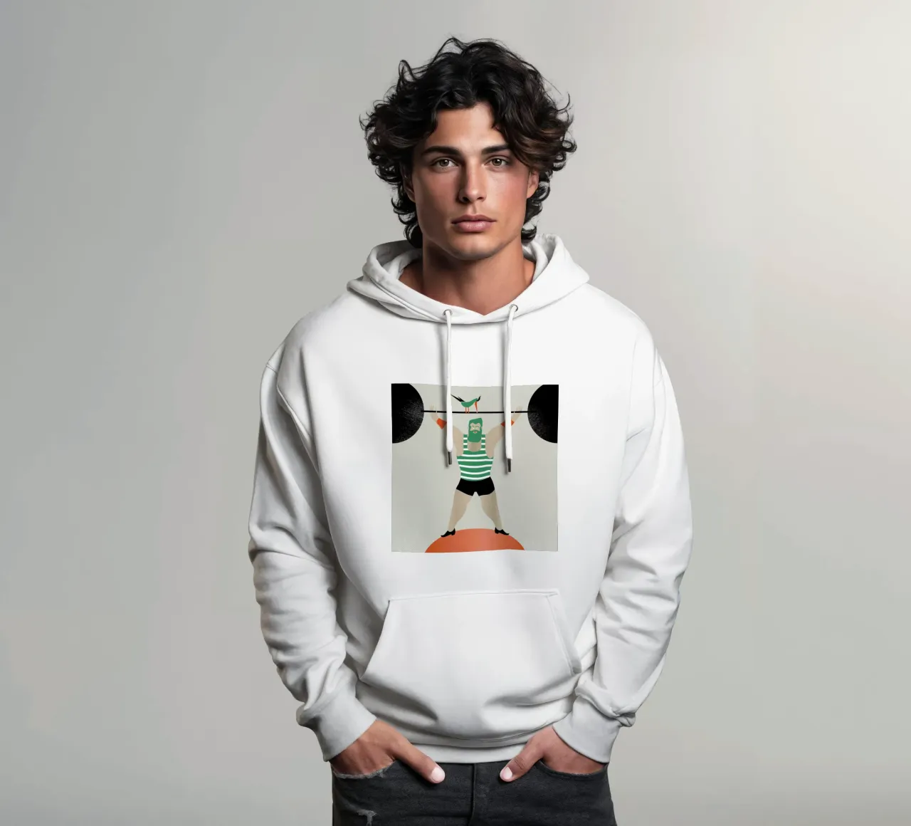 The Strength of the Unknown felpa con cappuccio da Francesco Zorzi