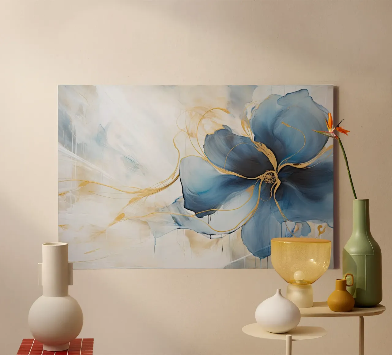 Muurkunst van Imagine canvas met Baklijst van Imagine