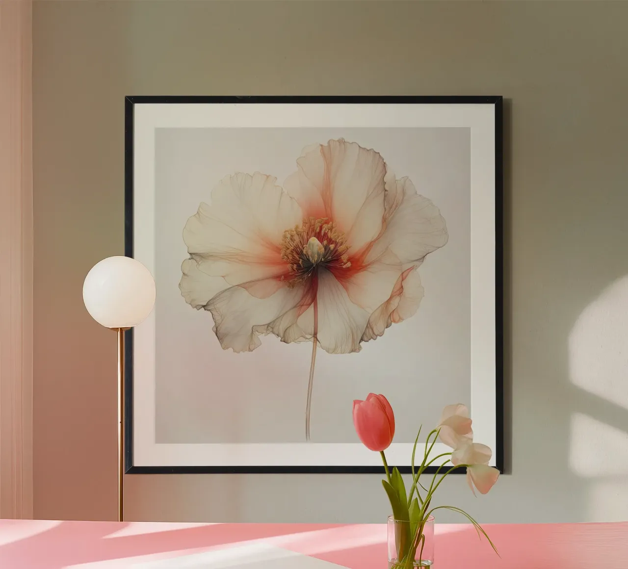 Arte da parete di Imagine poster con telaio in alluminio da Imagine