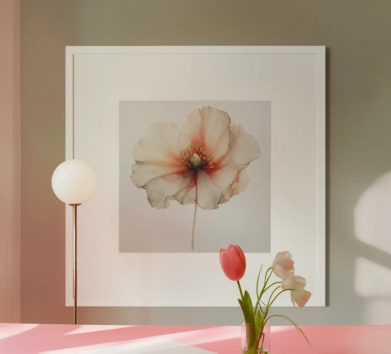 Arte da parete di Imagine poster con telaio in alluminio da Imagine