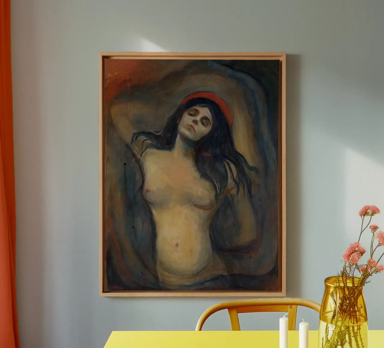 Edvard Munch Madonna canvas van 50 masterpieces