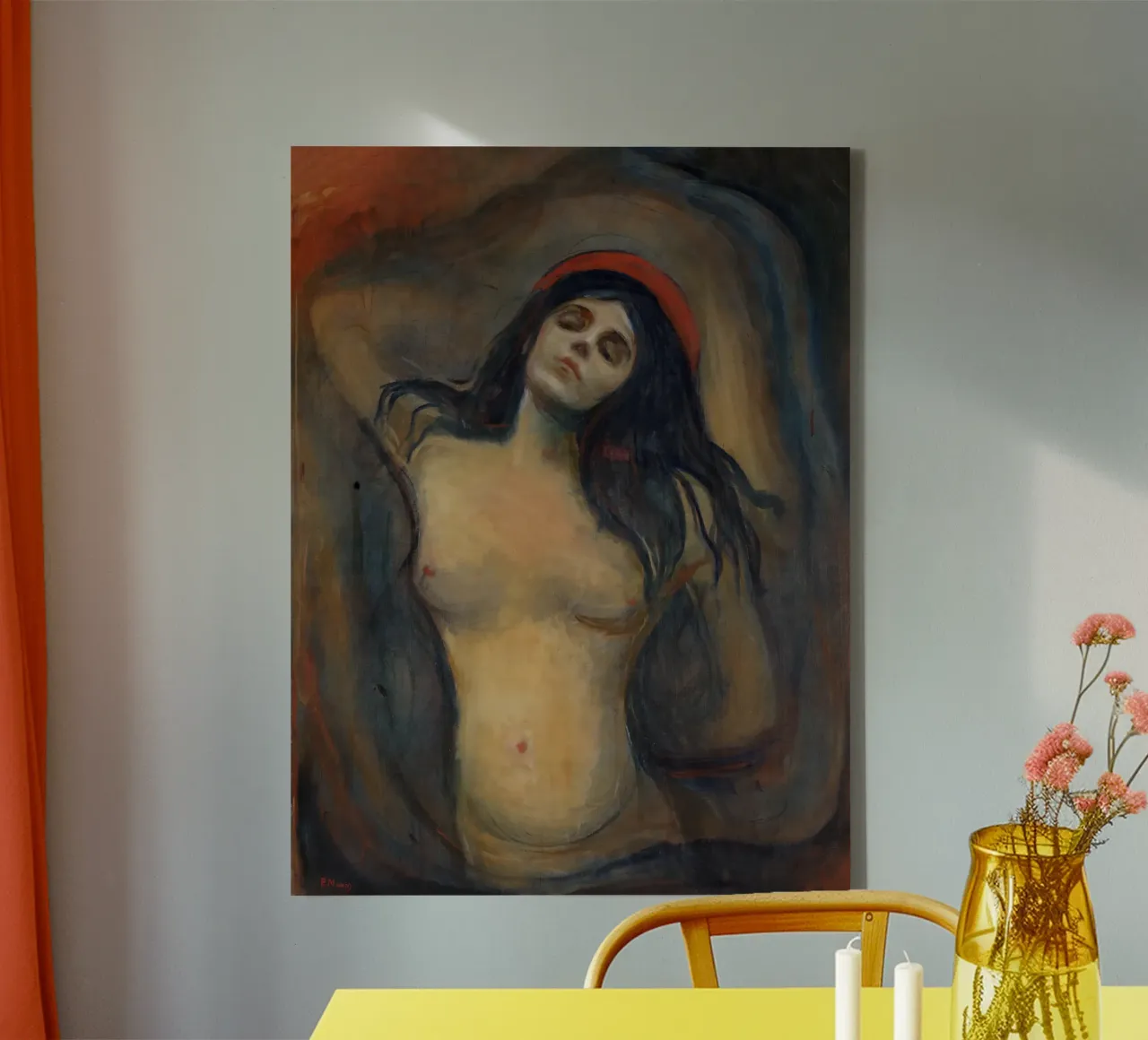 Edvard Munch Madonna canvas van 50 masterpieces
