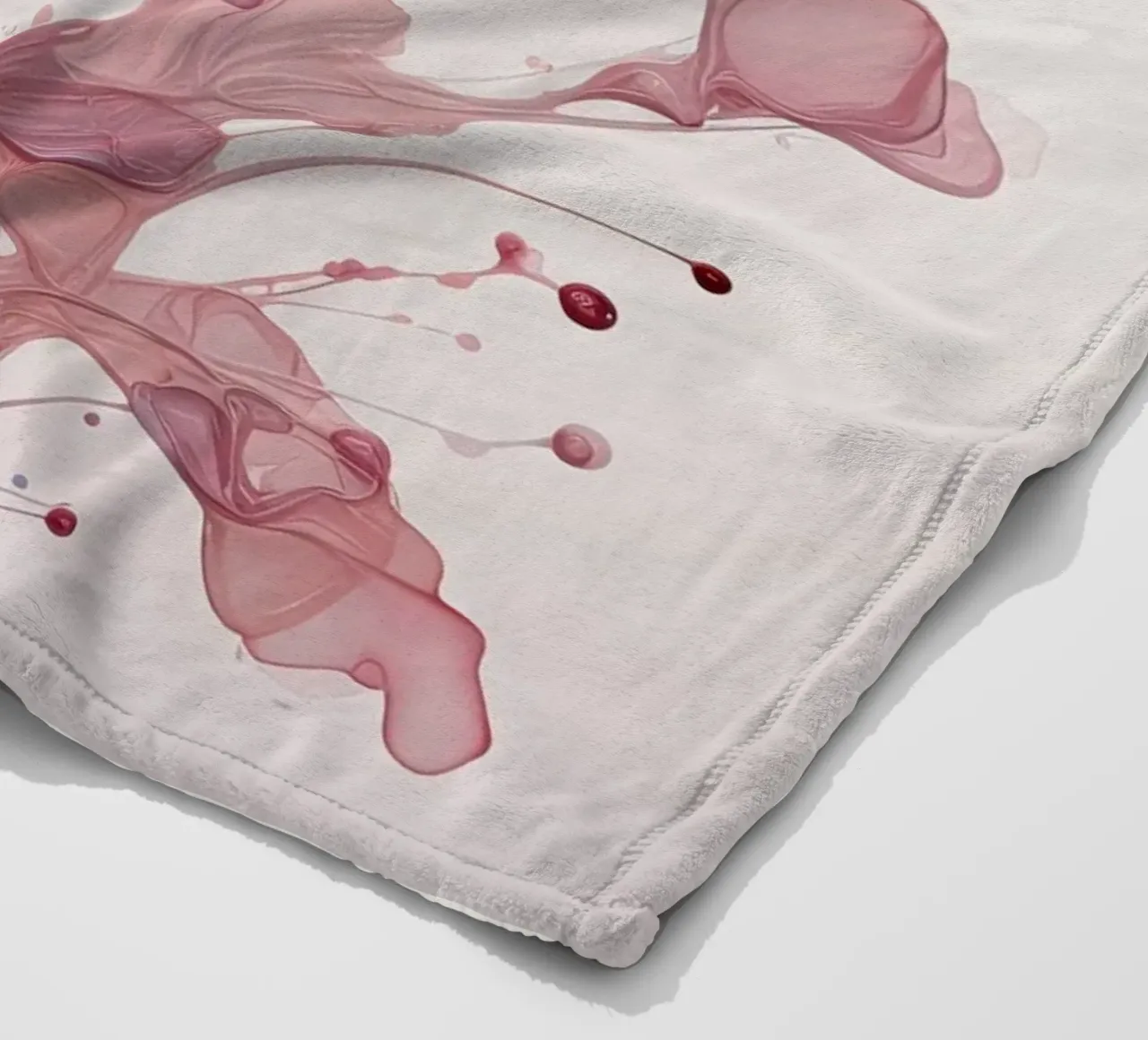 Fiori rossi coperta in pile da Imagine
