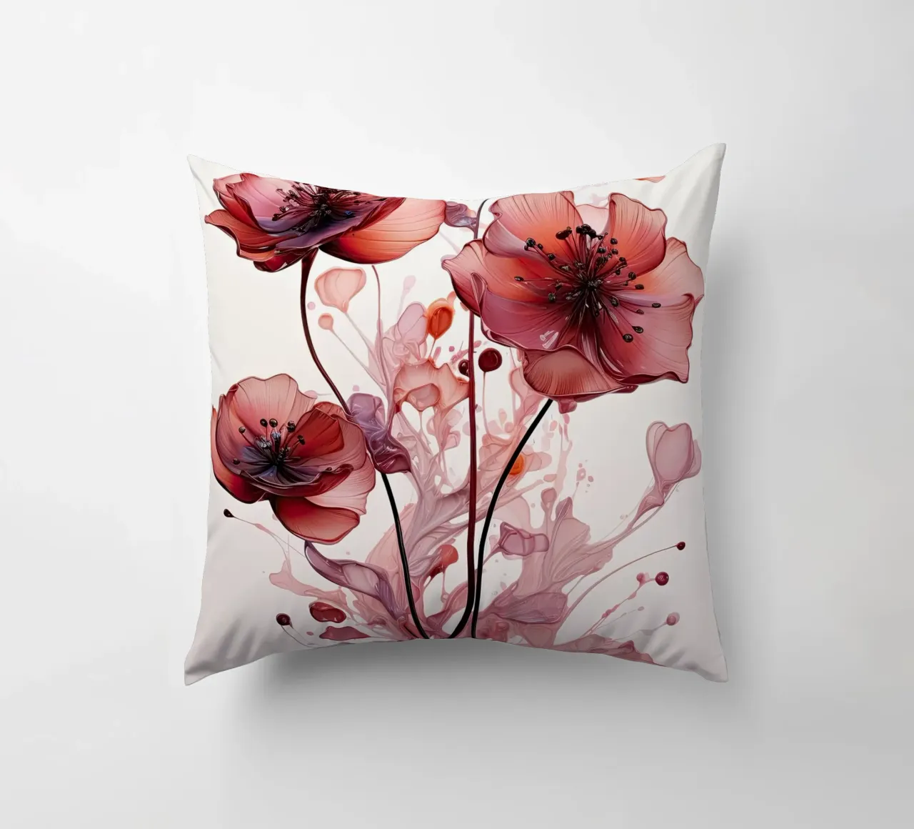 Fiori rossi cuscino da Imagine