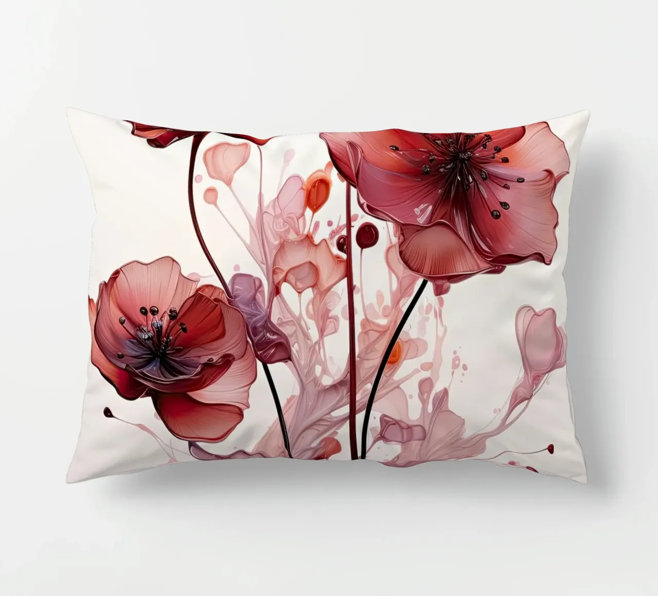 Fiori rossi cuscino da Imagine