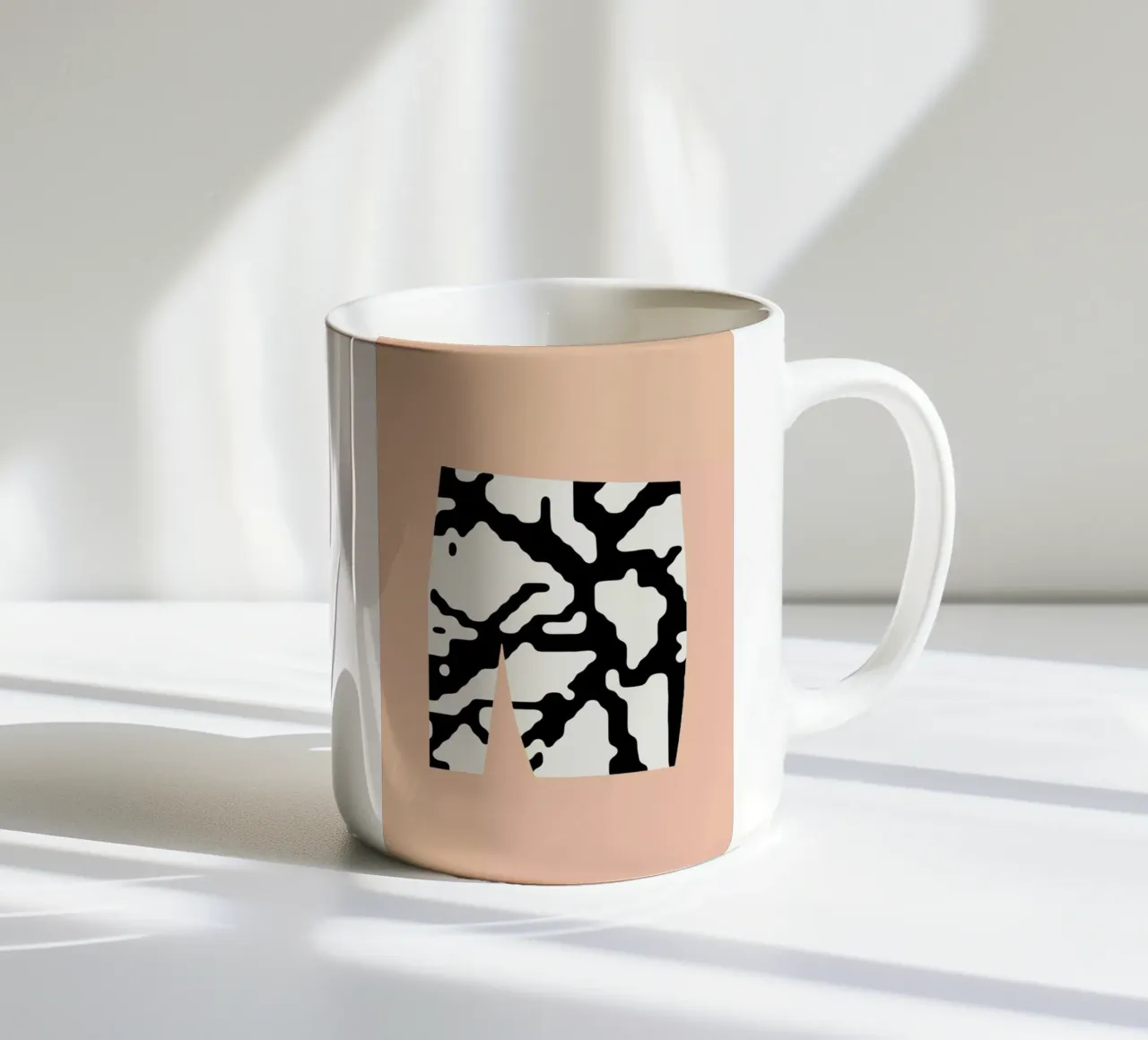 Marble Run ceramic mug by Jack Webster