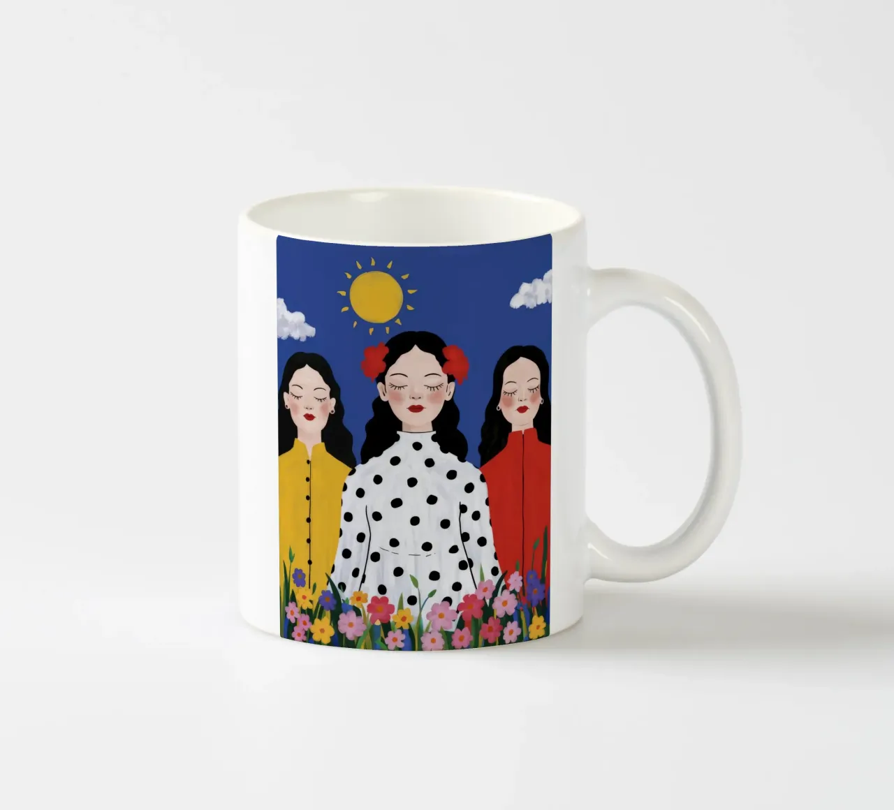 Amicizia a pois tazza in ceramica da Peak Delusion