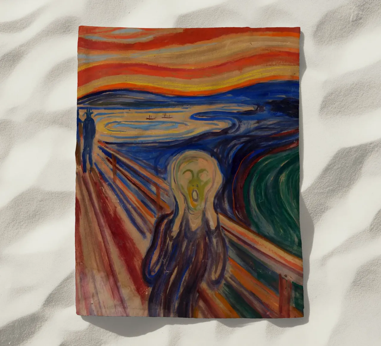Edvard Munch El grito (L'urlo) telo mare da 50 masterpieces
