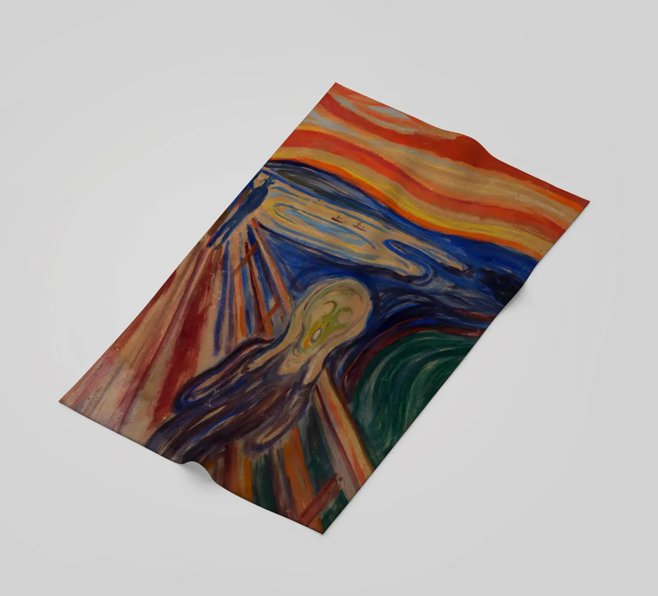 Edvard Munch El grito (L'urlo) telo mare da 50 masterpieces