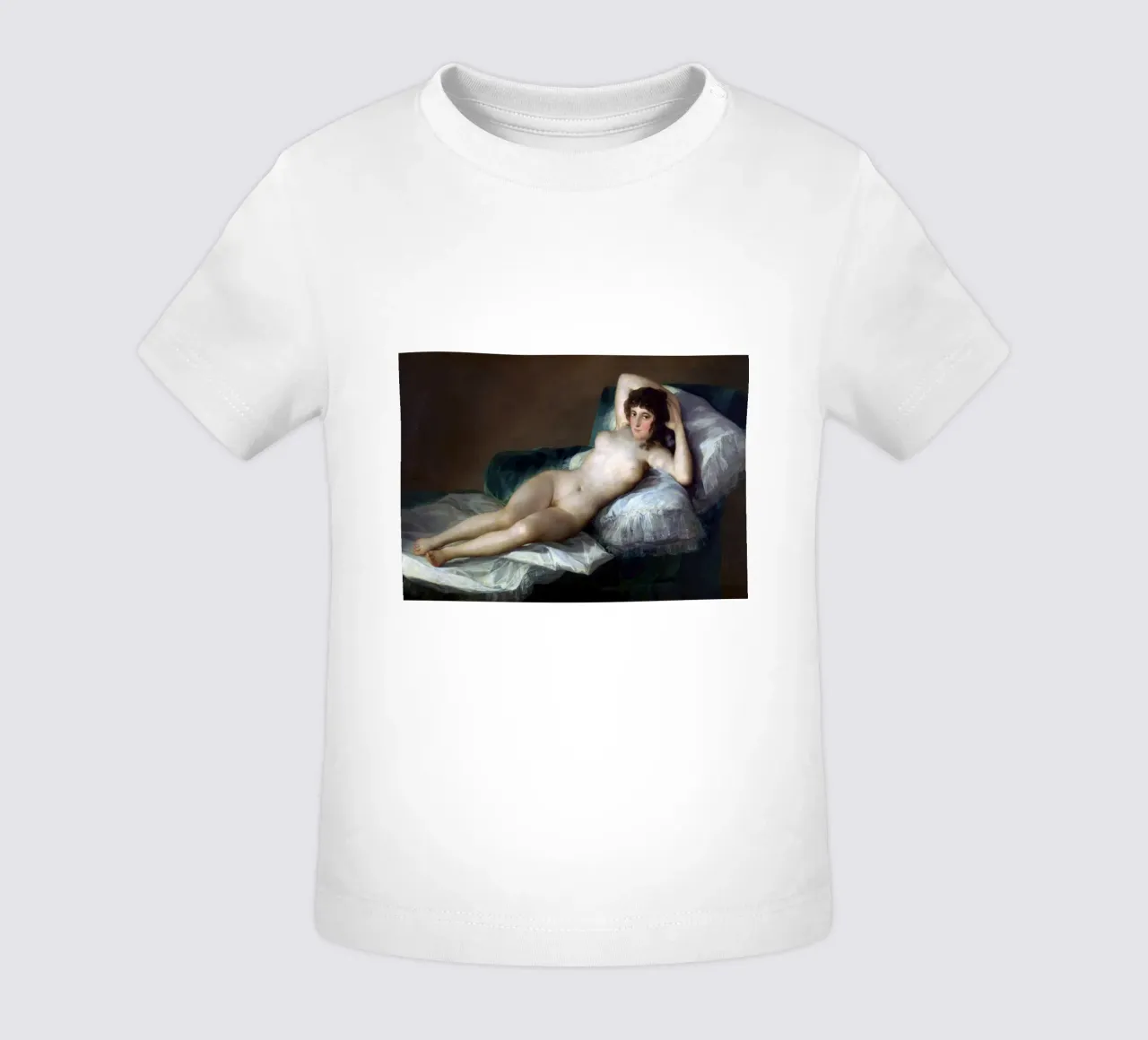 Francisco de Goya La Maja nuda maglietta neonato da 50 masterpieces