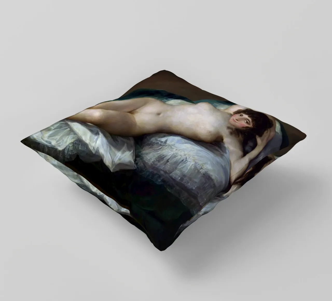 Francisco de Goya La Maja nuda cuscino da 50 masterpieces