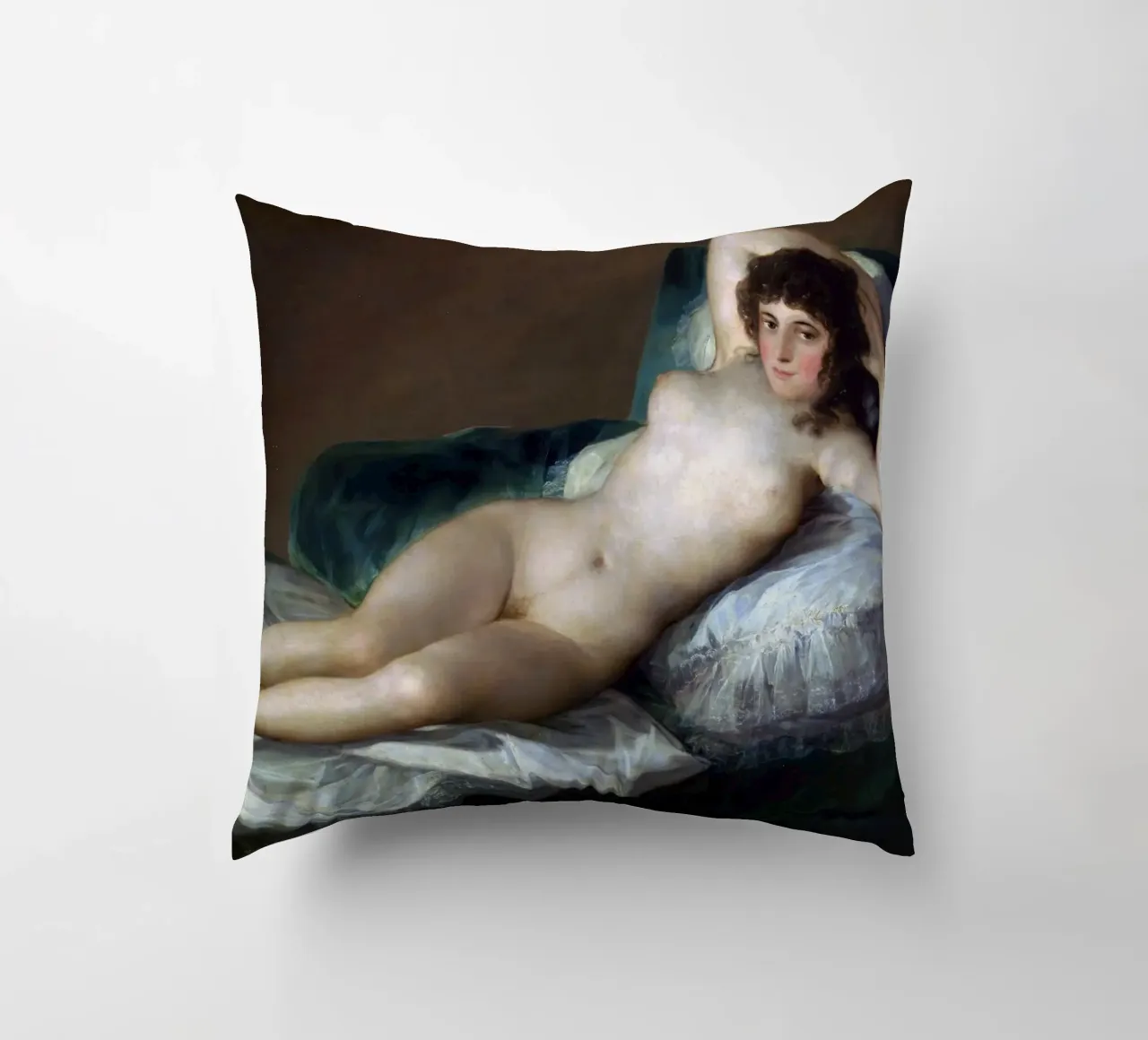 Francisco de Goya La Maja nuda cuscino da 50 masterpieces