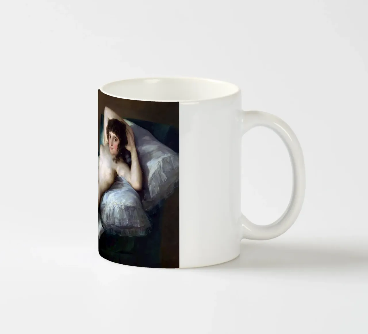 Francisco de Goya La Maja nuda tazza in ceramica da 50 masterpieces