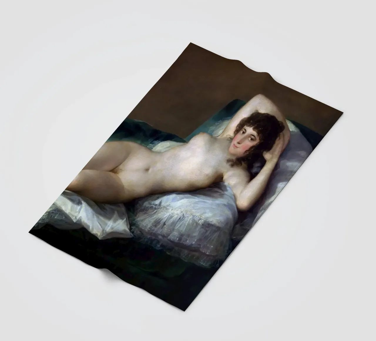 Francisco de Goya The Naked Maja fleece blanket by 50 masterpieces