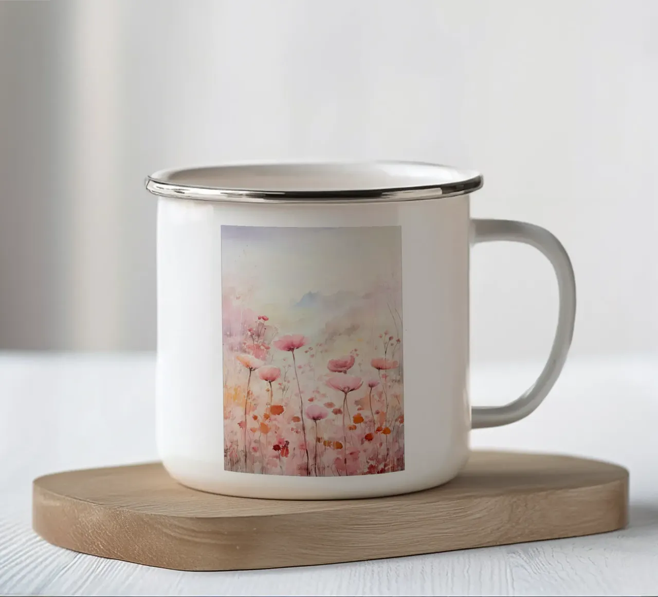 Arte da parete di Imagine tazza in smalto da Imagine
