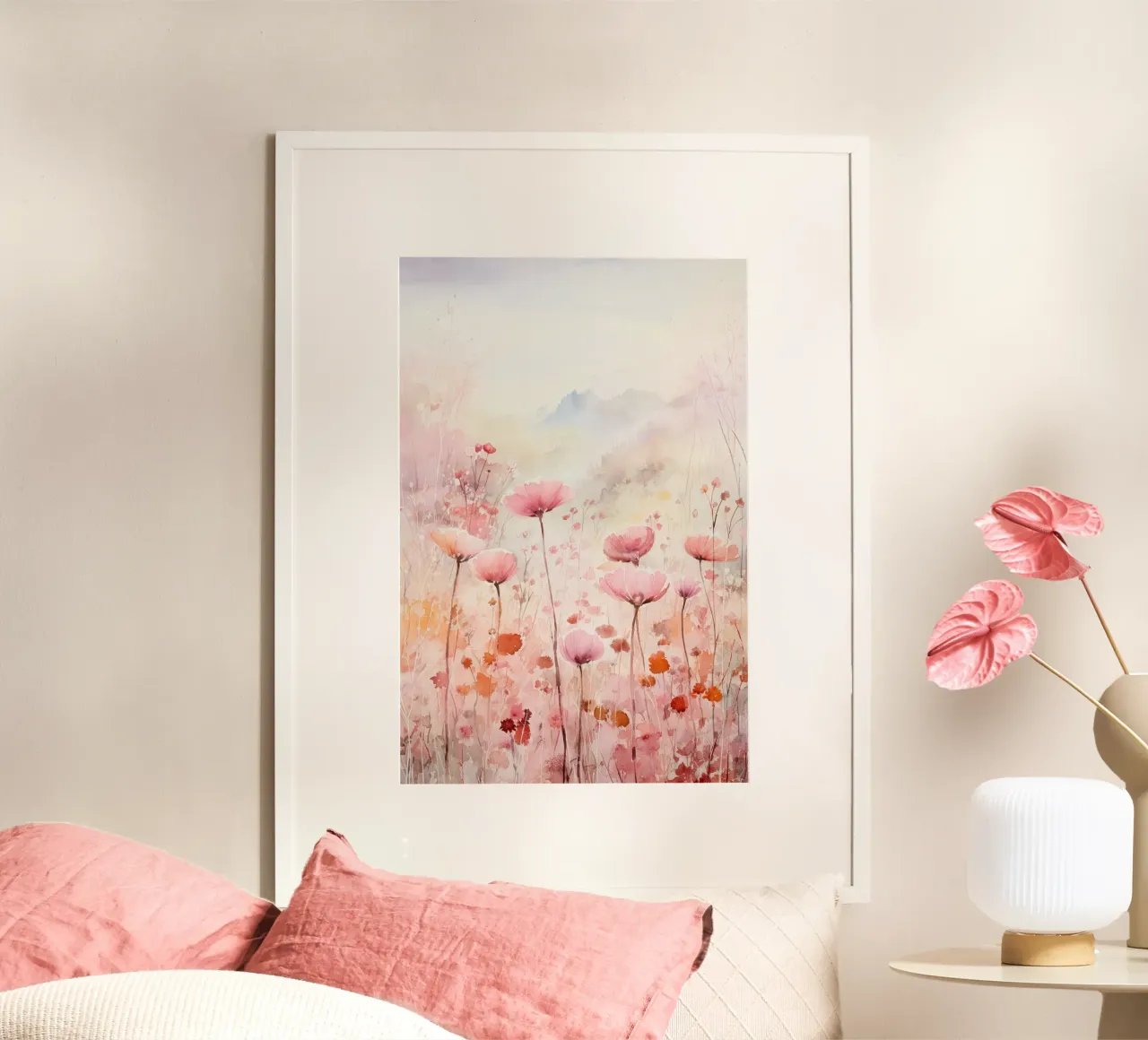 Arte da parete di Imagine poster con telaio in alluminio da Imagine